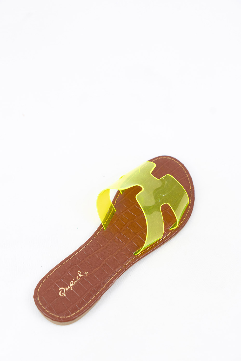 sandales plates croisées